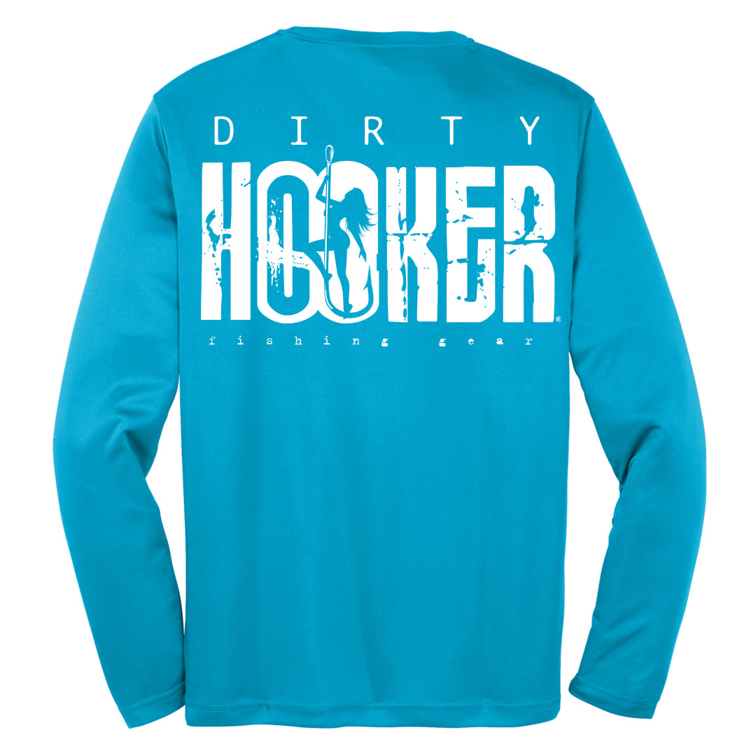 Dirty Hooker Classic White Dry Fit